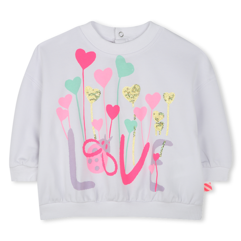 Sweatshirt com lantejoulas BILLIEBLUSH 
                        GIRL