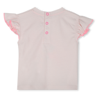 T-shirt em algod&atilde;o prensado BILLIEBLUSH 
                    GIRL