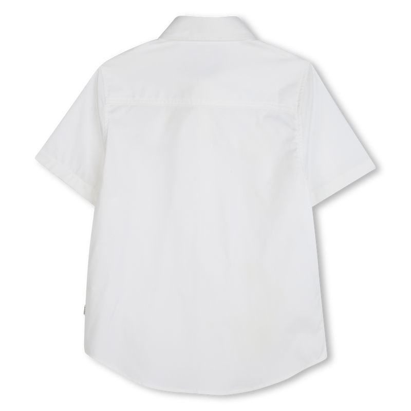 Camisa direita de algod&atilde;o BOSS 
                        BOY