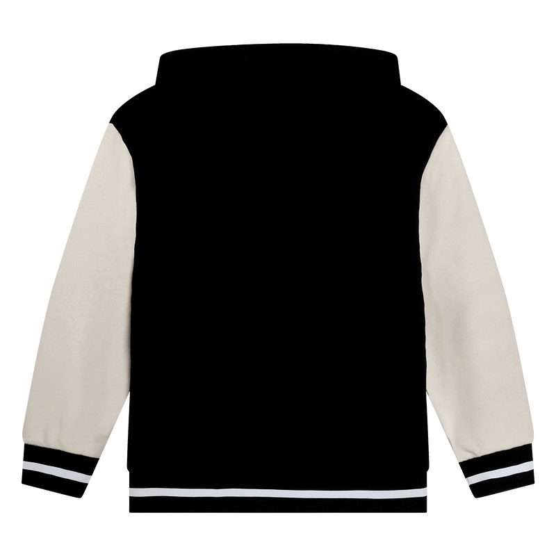 Cardigã em moletão com capuz DKNY 
                    BOY