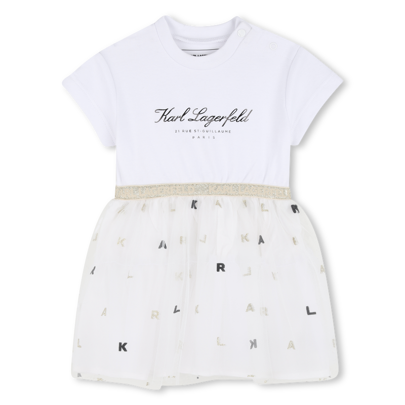 VESTIDO FORMAL KARL LAGERFELD KIDS 
                        GIRL