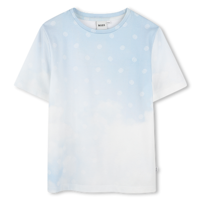 T-shirt estampada em algod&atilde;o BOSS BOY