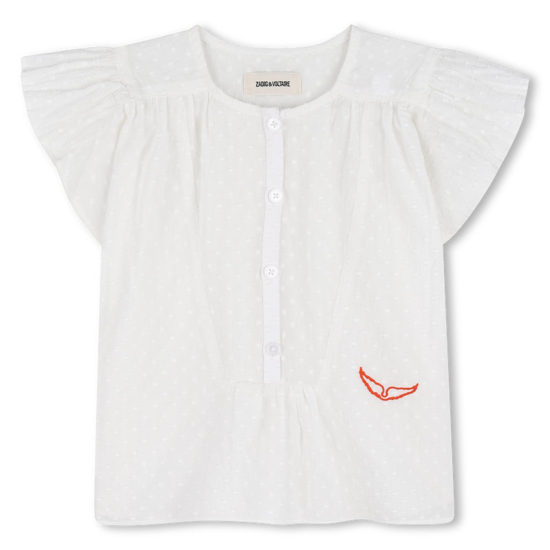 BLUSA DE MANGA CURTA ZADIG & VOLTAIRE 
                        GIRL