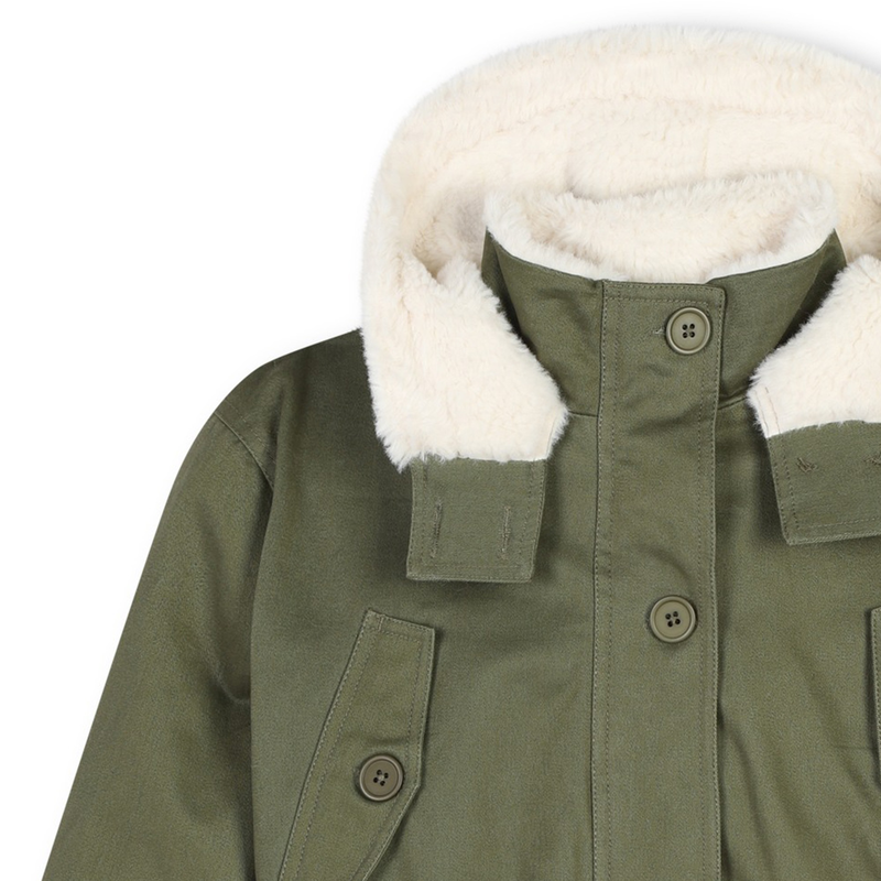 Parka com capuz e bolsos MARC JACOBS 
                        GIRL