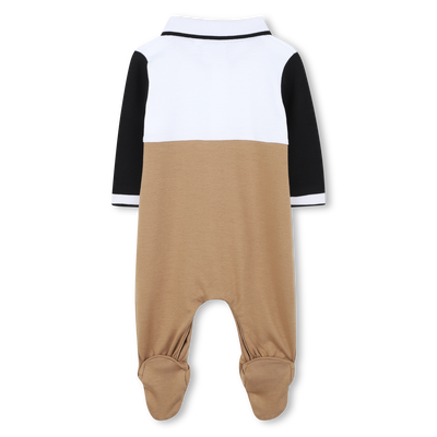 Pijama tricolor com gola polo BOSS BOY