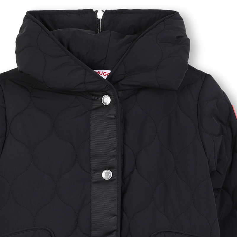 Parka comprida com capuz HUGO 
                    GIRL