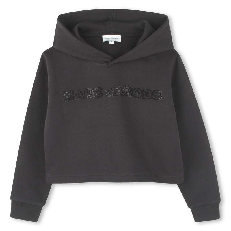 Sweatshirt em molet&atilde;o curta MARC JACOBS 
                        GIRL