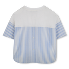 T-shirt bimat&eacute;ria com estampa KARL LAGERFELD KIDS 
                    GIRL