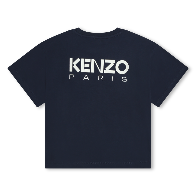 T-shirt estampada em algodão KENZO KIDS 
                    UNISEX