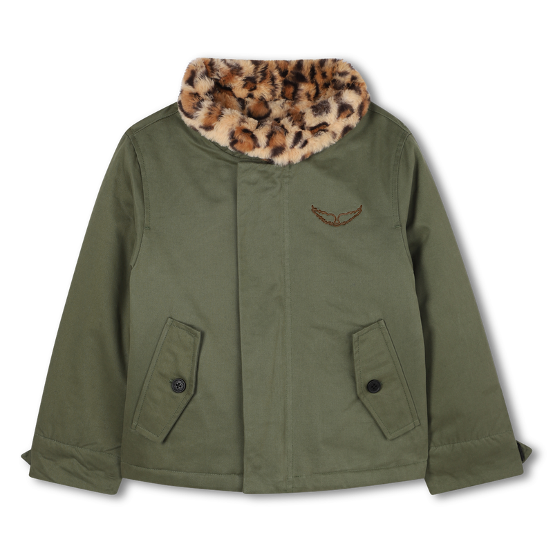 Jaqueta de sarja com bolsos com aba ZADIG & VOLTAIRE 
                        GIRL