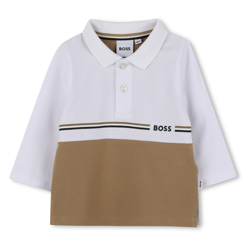Camisa pólo de manga comprida BOSS 
                    BOY