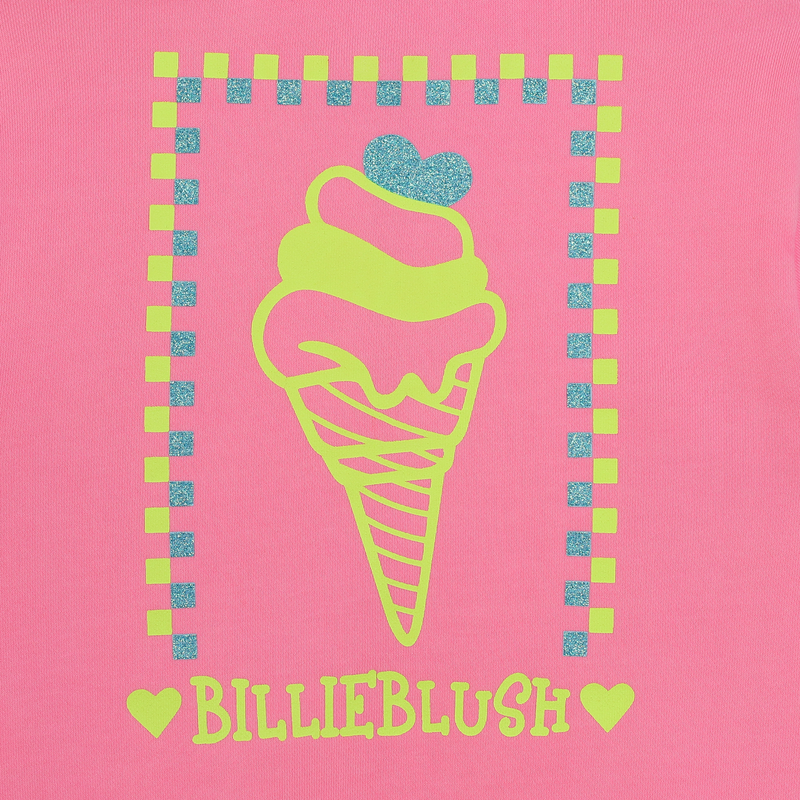 Sweatshirt em moletão BILLIEBLUSH 
                    GIRL