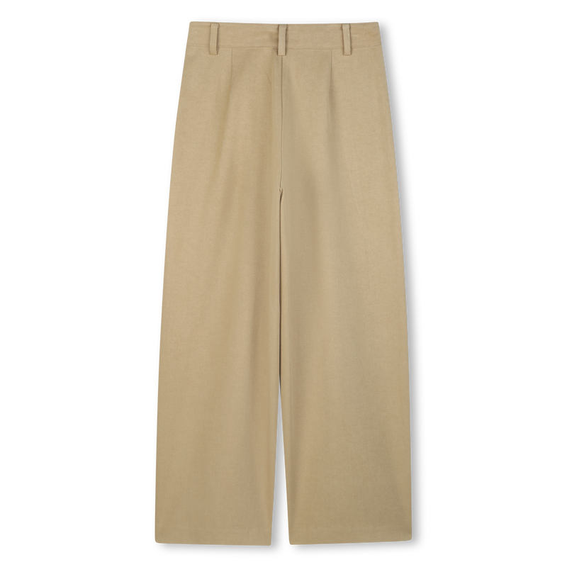 Calças largas de sarja MICHAEL KORS 
                    GIRL