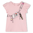 Vestido com mangas volumosas, ROSA, hi-res