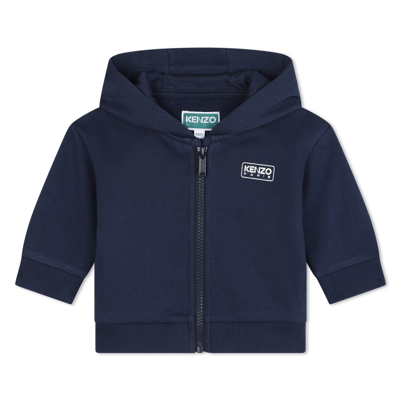 Cardigã com fecho e calças KENZO KIDS 
                    BOY