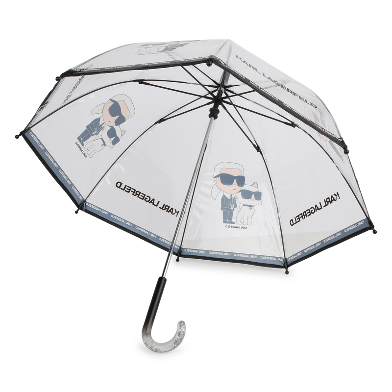 Transparent Printed Umbrella KARL LAGERFELD KIDS 
                    GIRL