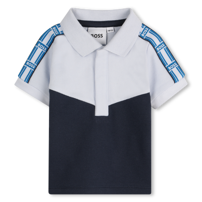 Polo com tran&ccedil;as nas mangas BOSS BOY