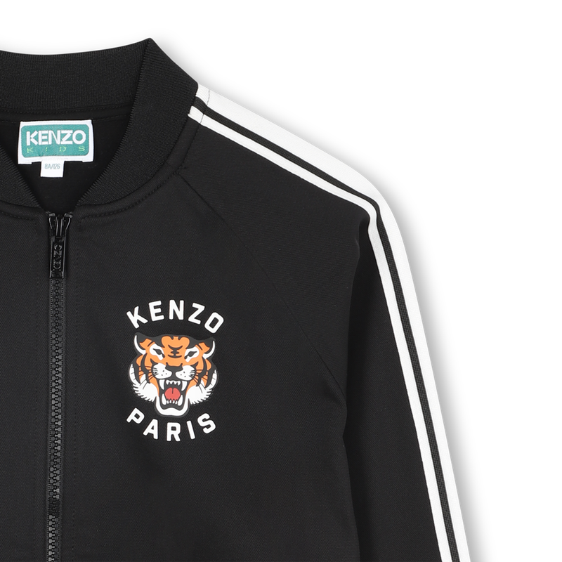 Cardigan com abertura com zíper KENZO KIDS 
                    UNISEX