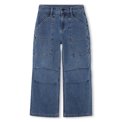 Calças de ganga de algodão DKNY UNISEX