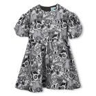 Vestido de manga bal&atilde;o KENZO KIDS 
                    MENINA