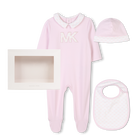 Pijama, gorro e babete algod&atilde;o MICHAEL KORS 
                    UNISEX