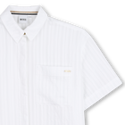 Camisa de tecido leve em relevo BOSS 
                    GIRL