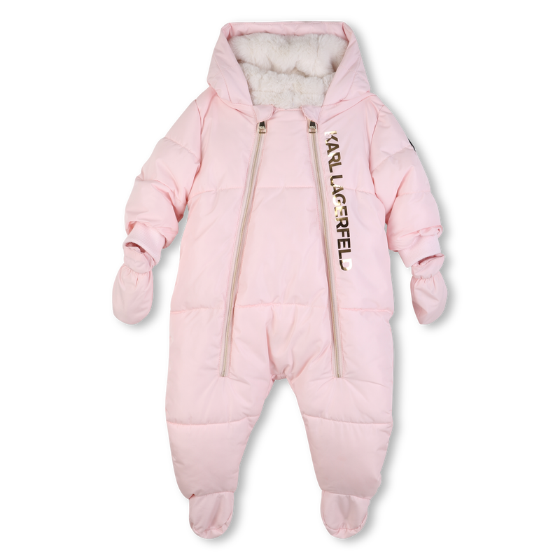 Traje piloto em poliéster KARL LAGERFELD KIDS 
                    GIRL