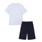T-shirt + conjunto bermuda BOSS 
                    BOY