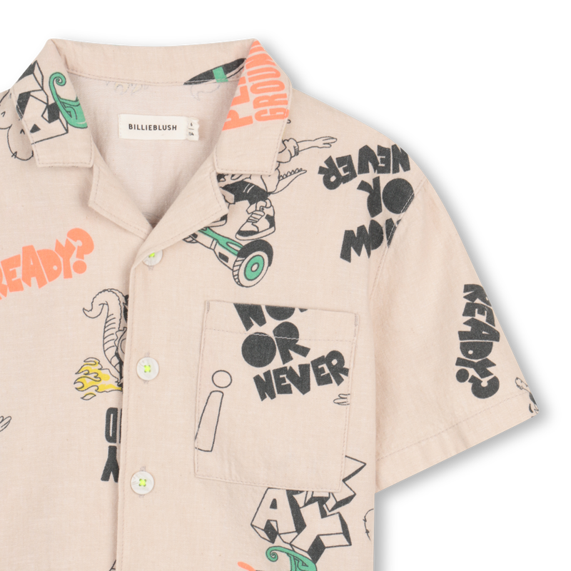 CAMISA DE MANGA CURTA BILLIEBLUSH 
                        BOY