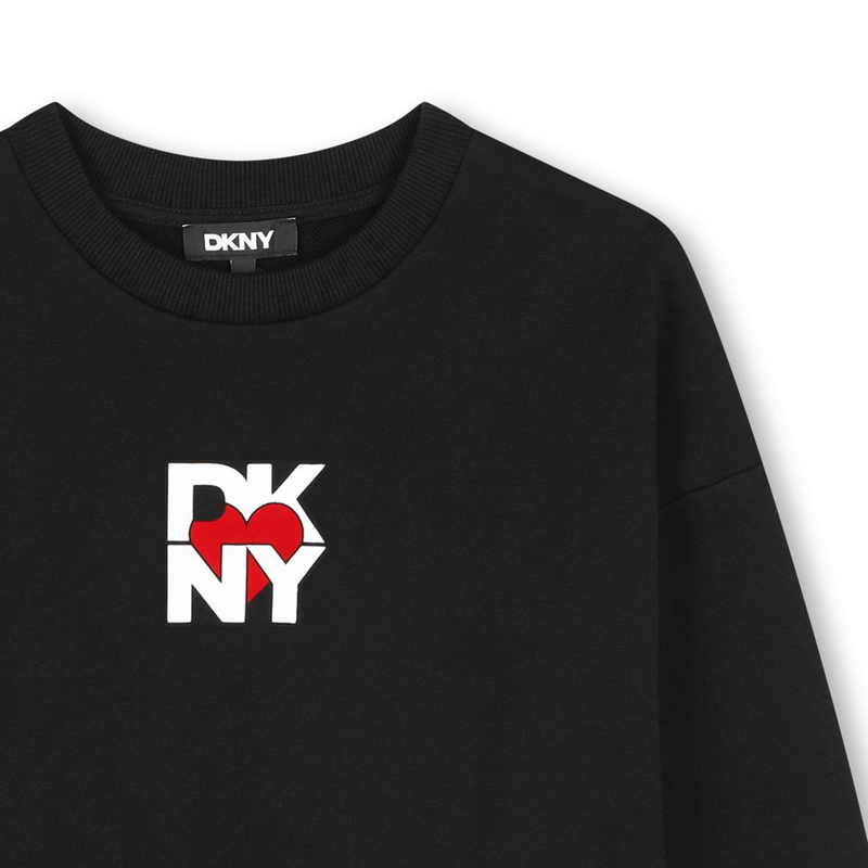 Camisola em molet&atilde;o DKNY 
                        GIRL