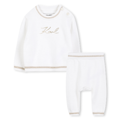 Conjunto de camisola e leggings KARL LAGERFELD KIDS GIRL