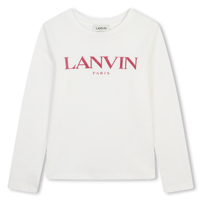 T-shirt com logo brilhante LANVIN GIRL