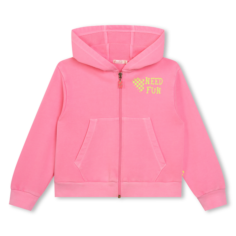 Sweatshirt em moletão BILLIEBLUSH 
                    GIRL