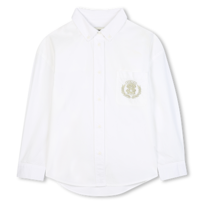 Camisa de popelina de algodão SONIA RYKIEL GIRL