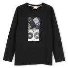 Camiseta de manga longa, PRETO, hi-res