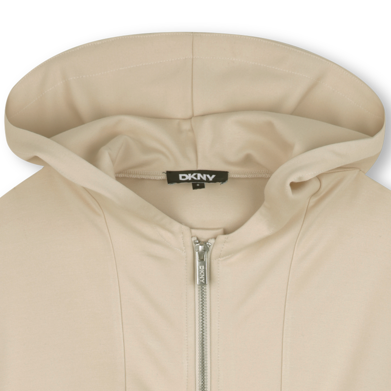 Cardigan com capuz DKNY 
                    GIRL