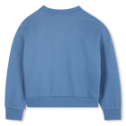 Moletom de l&atilde; n&atilde;o escovada KENZO KIDS 
                    GIRL