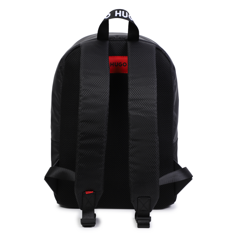 Mochila com log&oacute;tipo HUGO 
                        MENINO