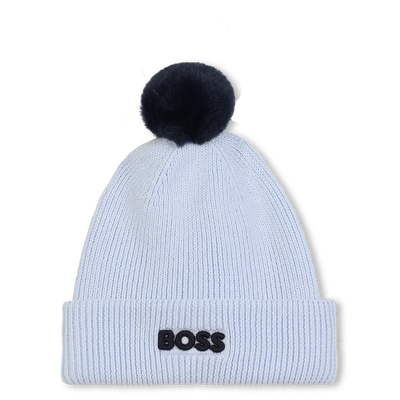 Gorro de malha com pompom BOSS BOY