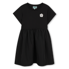 Vestido recortado na cintura KENZO KIDS 
                    GIRL