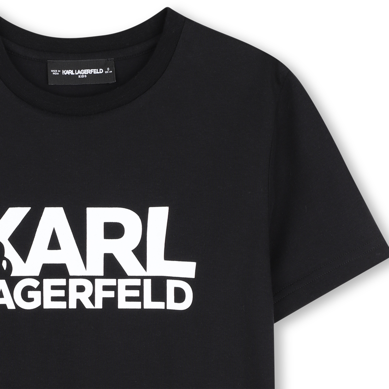 T-SHIRT DE MANGA CURTA KARL LAGERFELD KIDS 
                        BOY