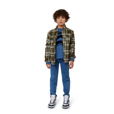 Camisa de algod&atilde;o acolchoada ZADIG & VOLTAIRE BOY