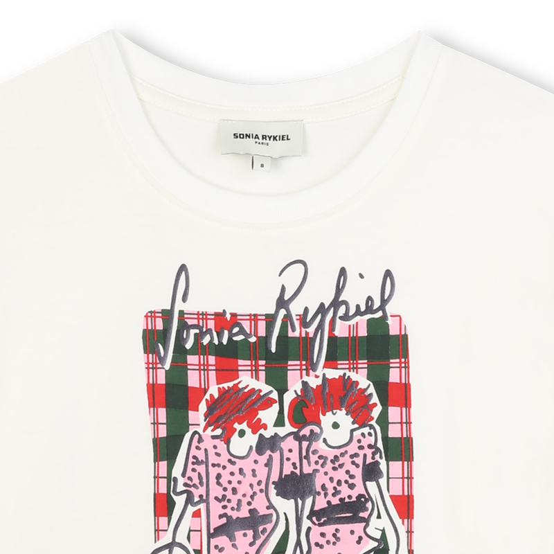 Camiseta de manga curta SONIA RYKIEL 
                        GIRL
