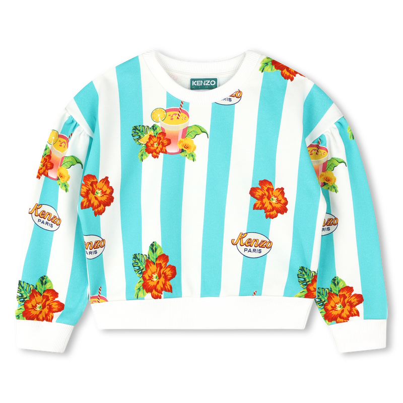Sweatshirt em moletão KENZO KIDS 
                    GIRL