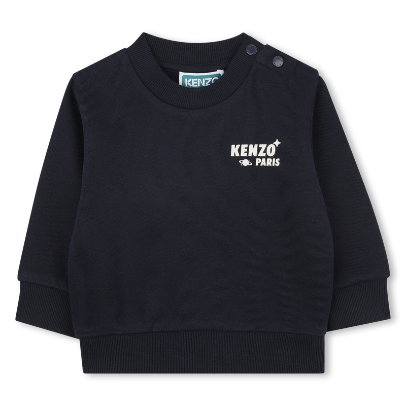 Moletom de l&atilde; escovada KENZO KIDS 
                        BOY