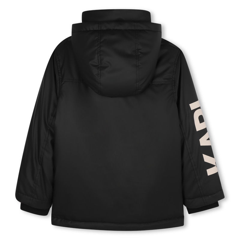 Parka com capuz KARL LAGERFELD KIDS 
                    BOY