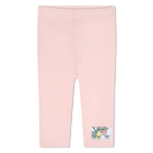 Vestido e leggings em algod&atilde;o KENZO KIDS 
                    GIRL