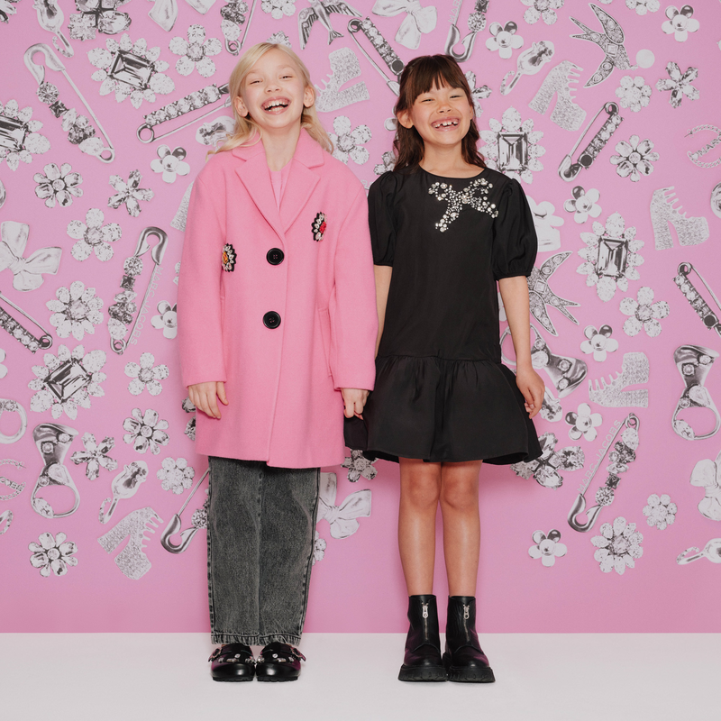 Botins de couro bovino MARC JACOBS 
                        GIRL