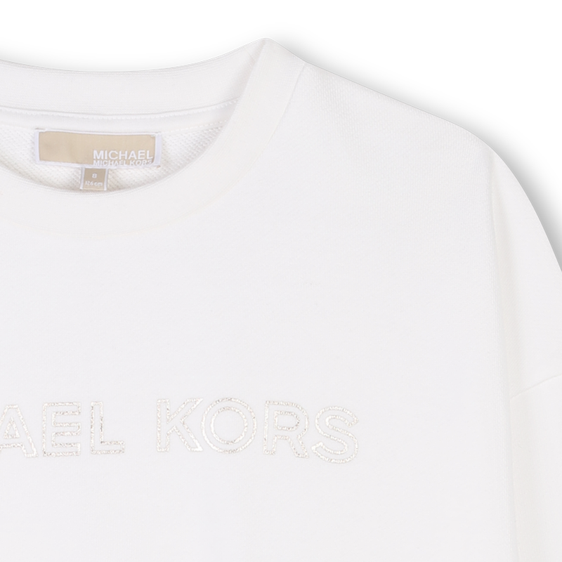 Sweatshirt em moletão MICHAEL KORS 
                    GIRL