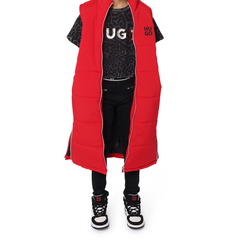 T-shirt de algod&atilde;o estampada HUGO 
                        GIRL